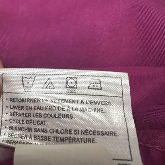 Ariat women’s magenta western button down shirt with embroidery & studs XL - Picture 8 of 8